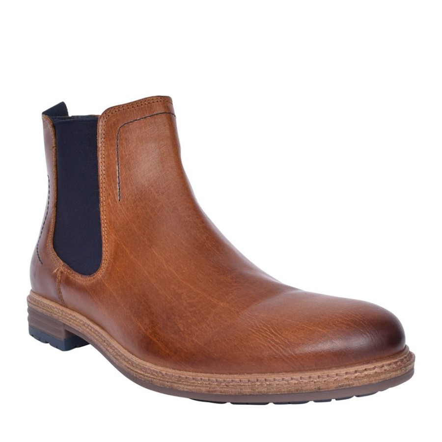 Mens HUSH PUPPIES | Mens Justin Chelsea Boot In Tan