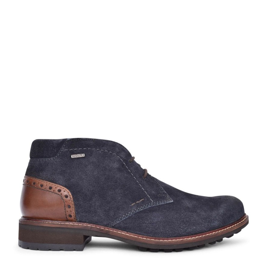 Mens JOSEF SEIBEL | Mens 24751 Jasper 51 Laced Boot In Navy