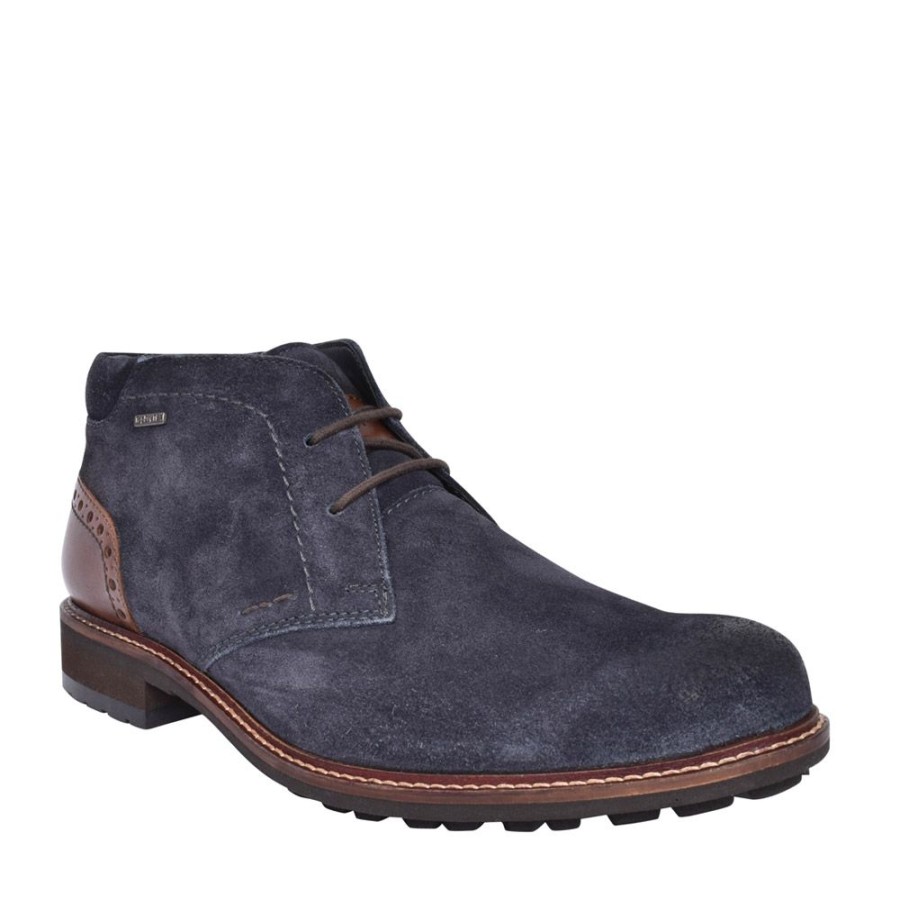 Mens JOSEF SEIBEL | Mens 24751 Jasper 51 Laced Boot In Navy