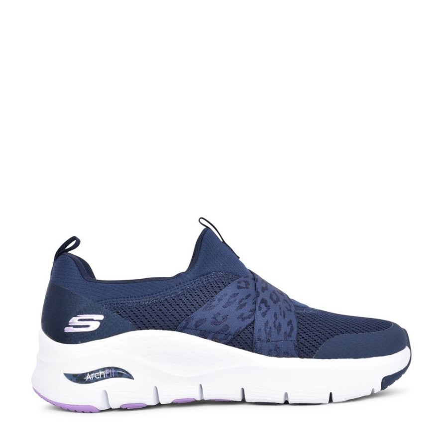 Ladies SKECHERS | Ladies 149717 Modern Rhythm Trainer In Navy