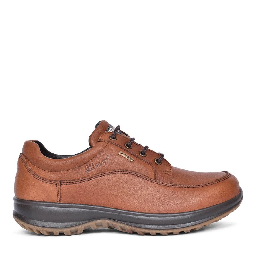 Mens GRISPORT | Bmg050 Livingston Tan Laced Walking Shoes For Men In Tan