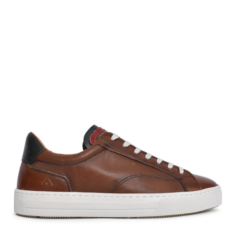 Mens AMBITIOUS | Mens Anopolis 11218 Laced Trainer In Camel