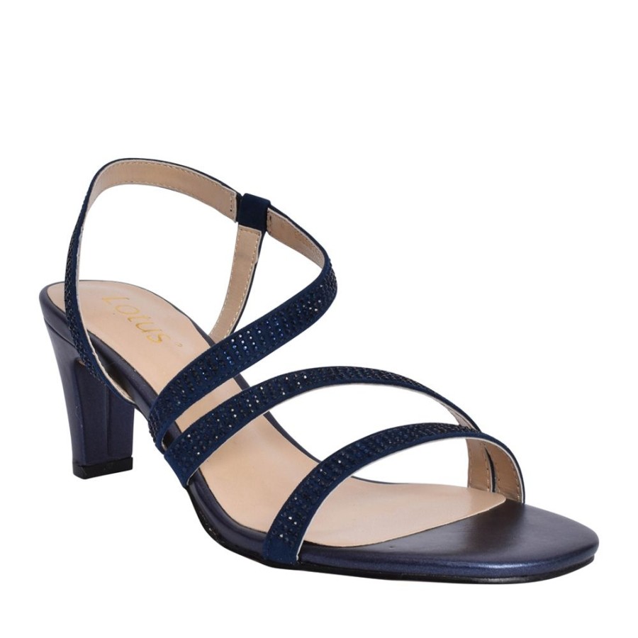 Ladies LOTUS | Ladies Bernadette Uls377 Sandal In Navy