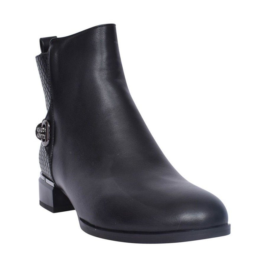 Ladies REDZ | Ladies N3169 Ankle Boot In Black