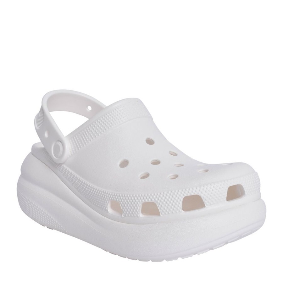 Ladies CROCS | Ladies 207521 Classic Crush Clog In White