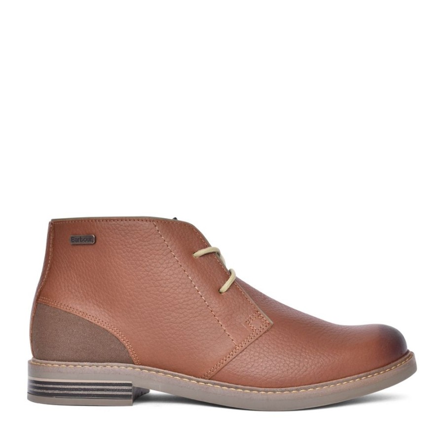 Mens BARBOUR | Mens Readhead Laced Chukka Boot In Cognac