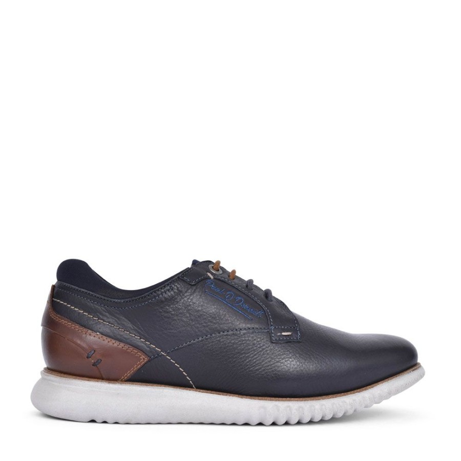 Mens POD | Mens Corvette Lace Up Shoe In Navy