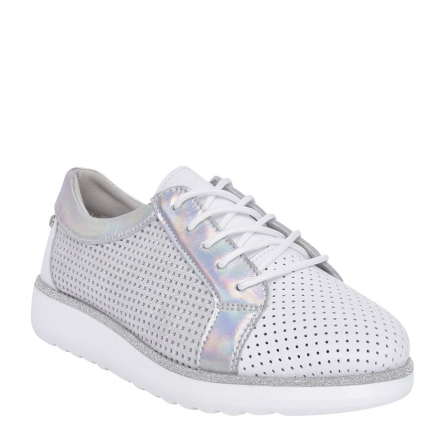 Ladies DRYLS | Ladies Dryls Six Trainer In Silver