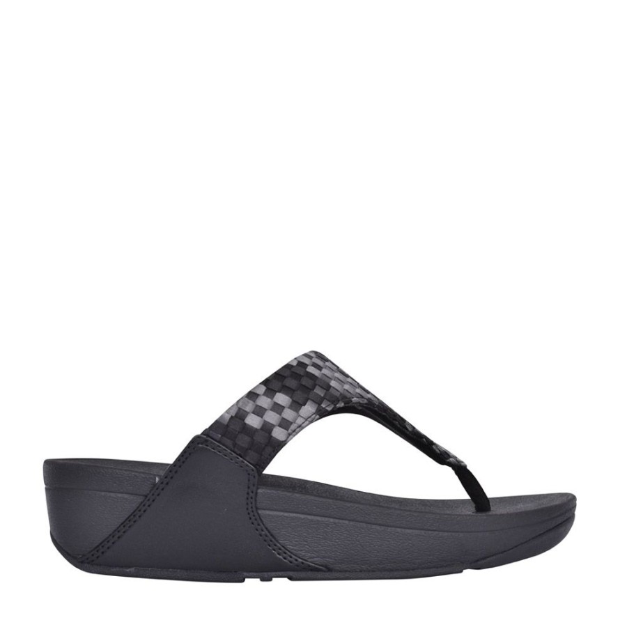 Ladies FITFLOP | Ladies Lulu Dl6-001 Toe Post In Black