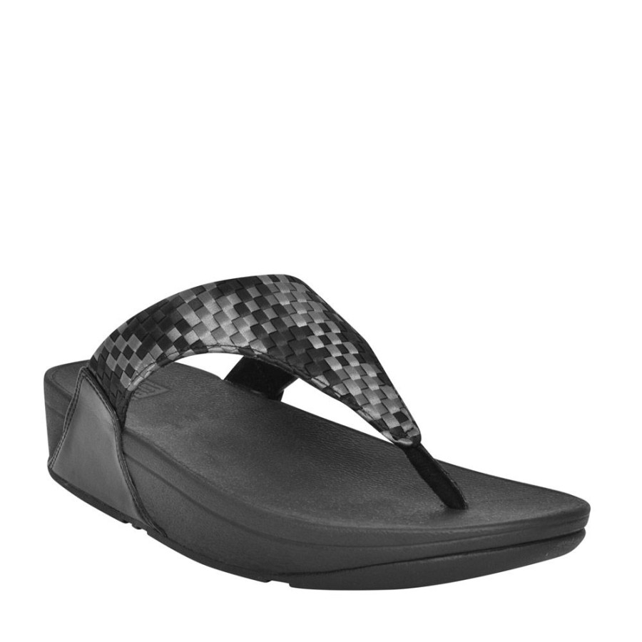 Ladies FITFLOP | Ladies Lulu Dl6-001 Toe Post In Black