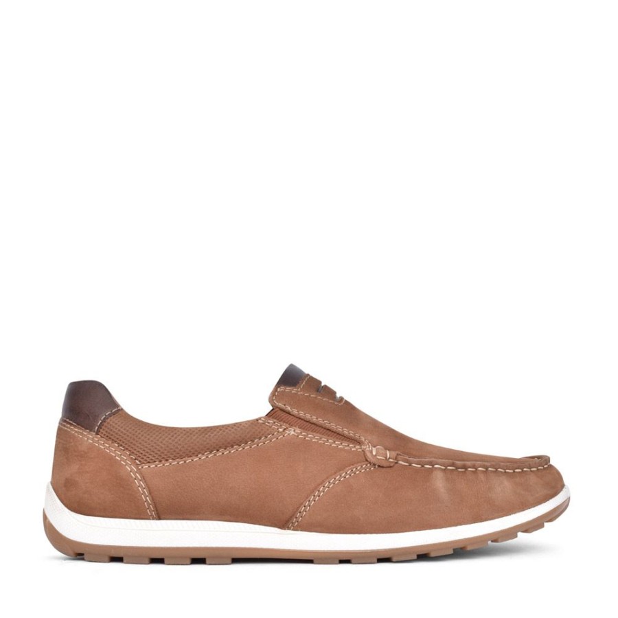 Mens DUBARRY | Mens Sage Slip On Shoe In Chestnut