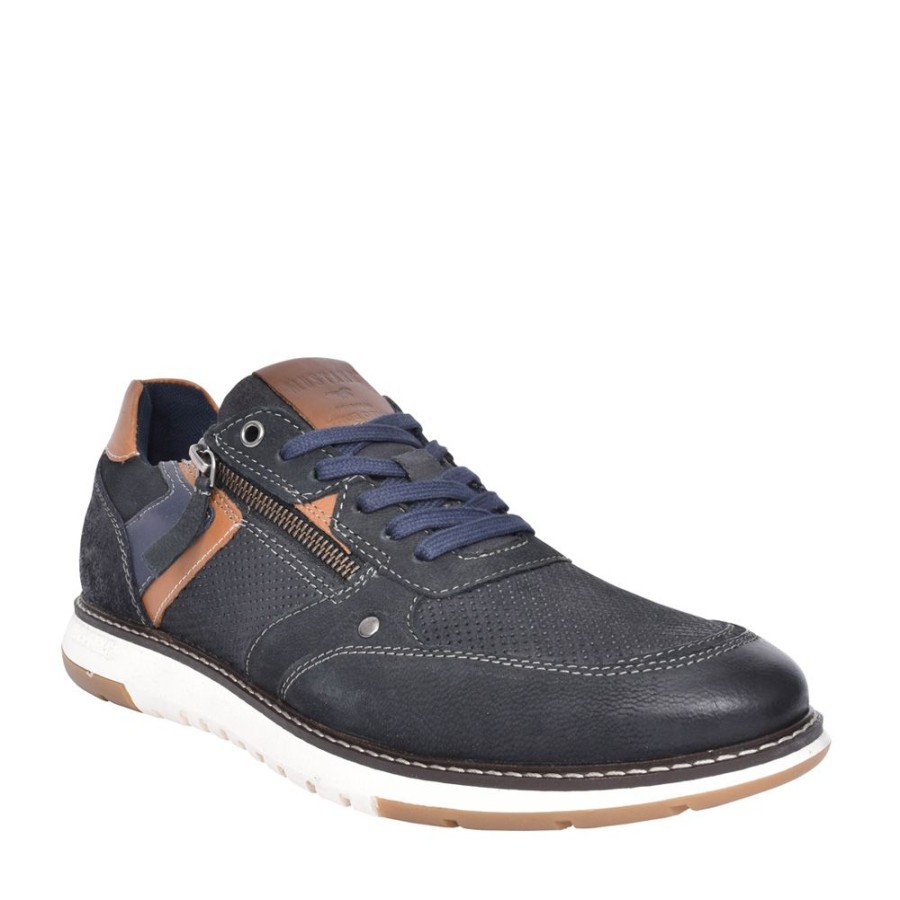 Mens MUSTANG | Mens 4946309 Laced Trainer In Navy