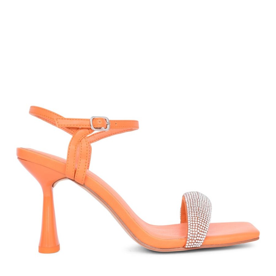 Ladies MENBUR | Ladies 23796 Lynx Dress Sandal In Orange