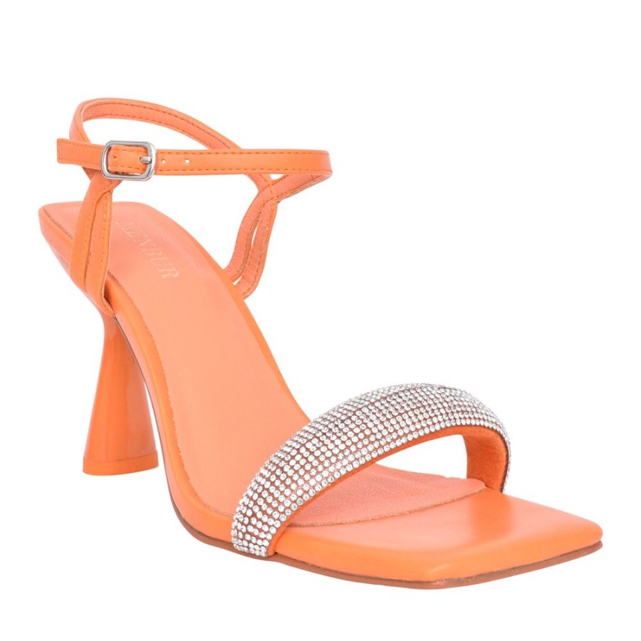 Ladies MENBUR | Ladies 23796 Lynx Dress Sandal In Orange