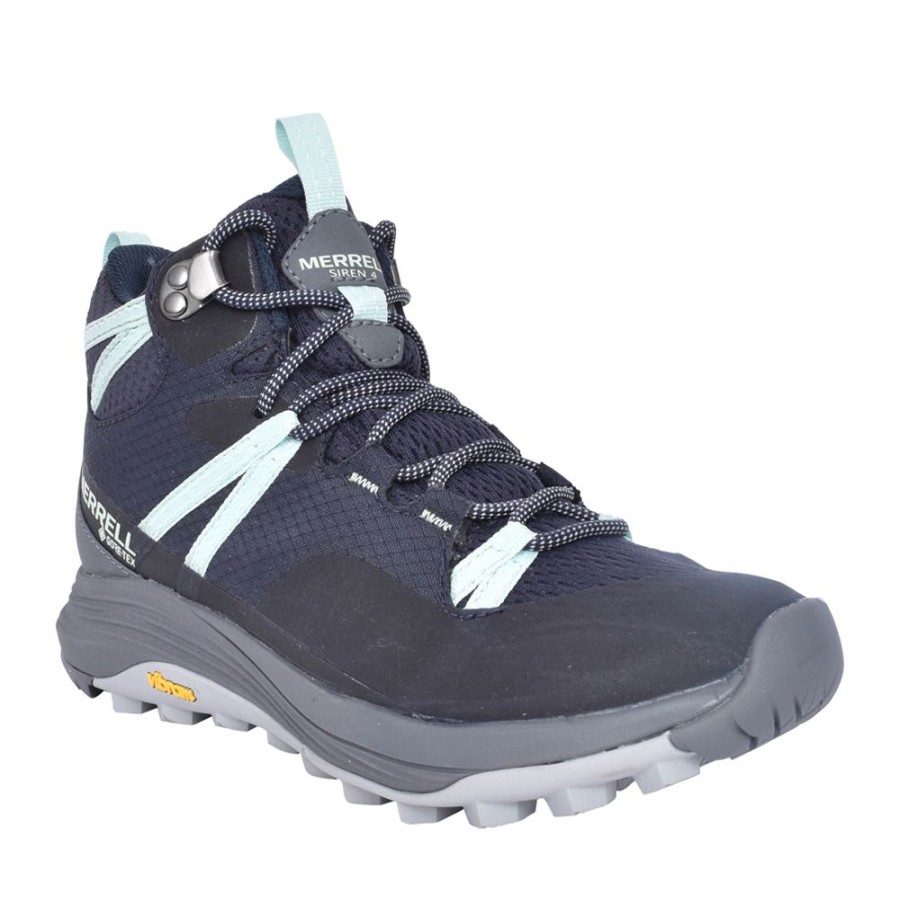 Ladies MERRELL | Ladies J037744 Siren 4 Mid Gtx Walking Boot In Navy