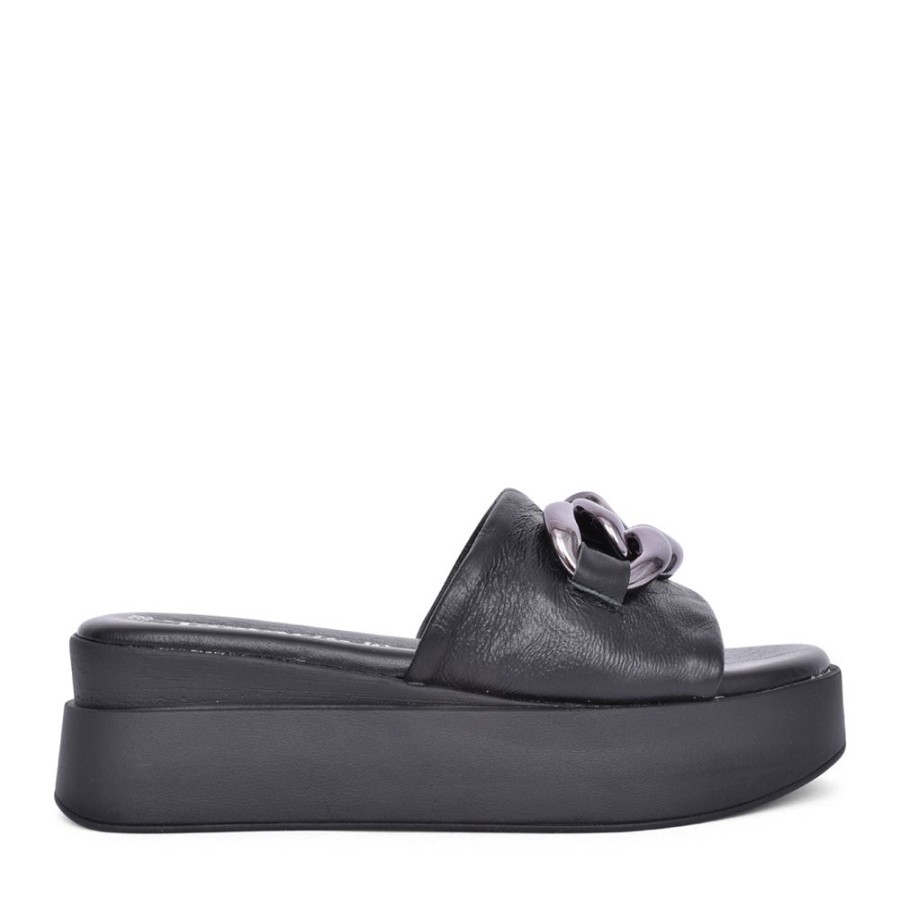 Ladies TAMARIS | Ladies 1-27215 Wedge Mule In Black