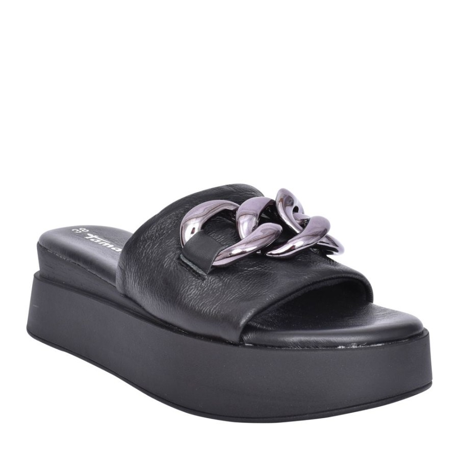 Ladies TAMARIS | Ladies 1-27215 Wedge Mule In Black