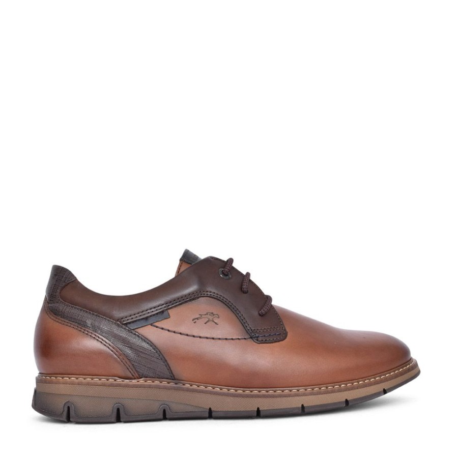 Mens FLUCHOS | Men'S Kiro F0979 Laced Shoe In Brown