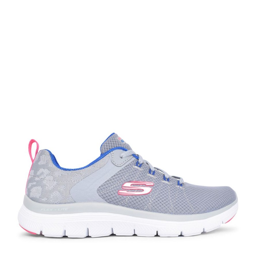 Ladies SKECHERS | Ladies 149580 Elegant Ways Trainer In Grey