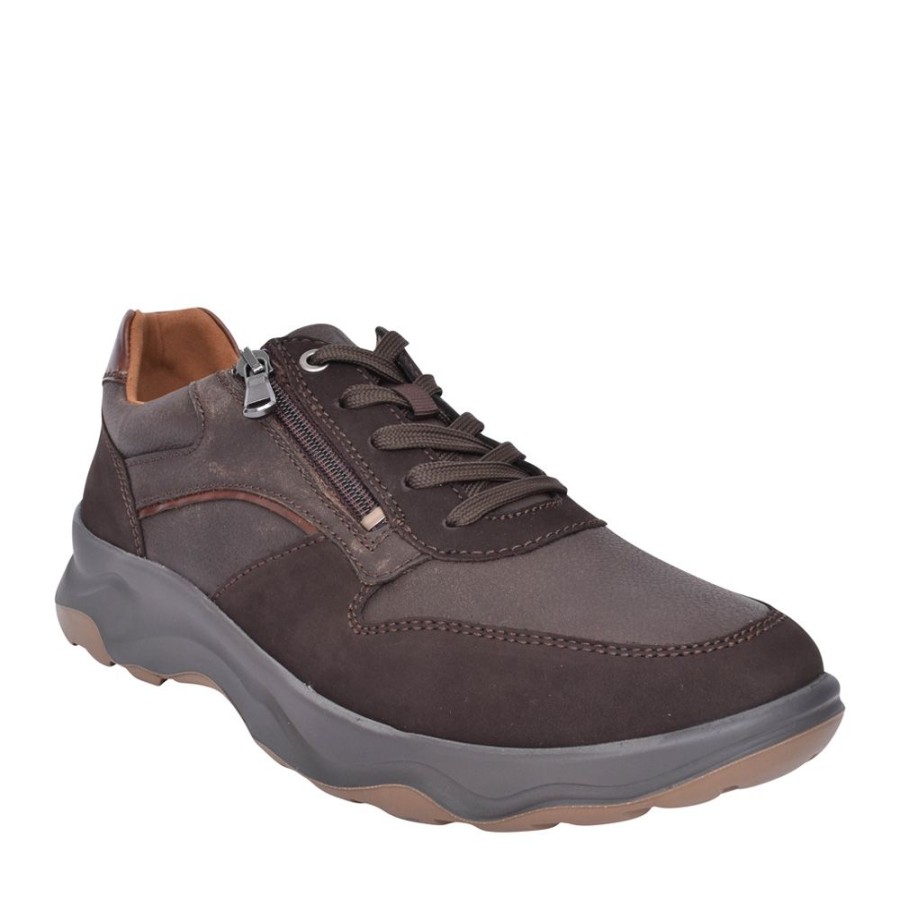 Mens WALDLAUFER | Mens H-Max 718006 Trainer In Brown