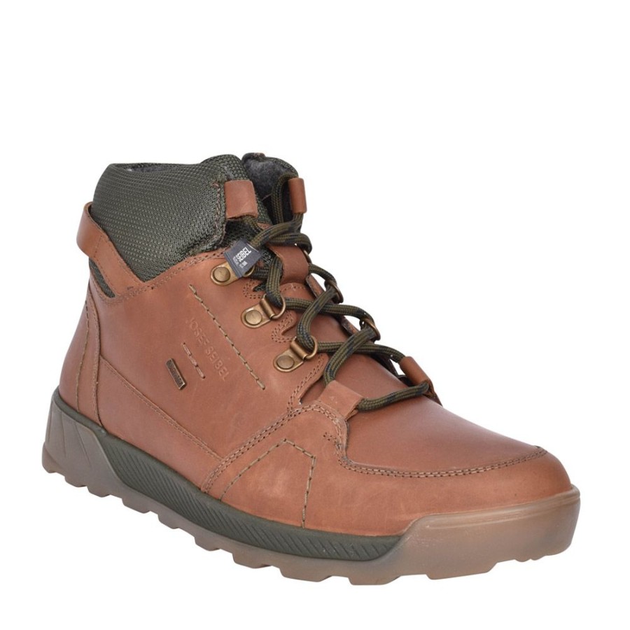 Mens JOSEF SEIBEL | Mens 32353 Raymond 53 Laced Boot In Camel