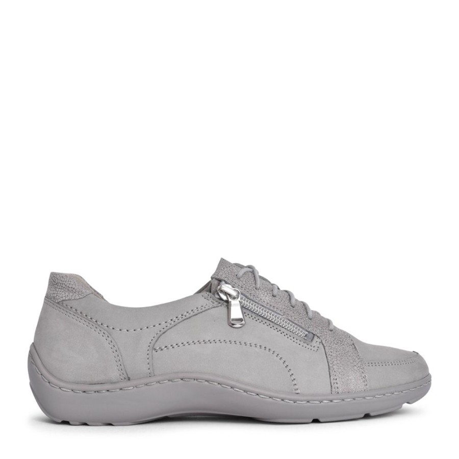 Ladies WALDLAUFER | Ladies 496042 Henni Casual Shoe In Grey