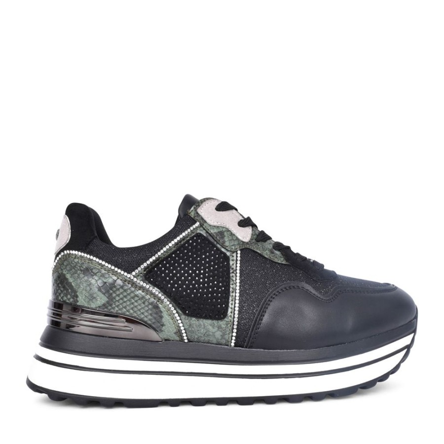 Ladies LLOYD & PRYCE | Ladies Emba Laced Trainer In Green