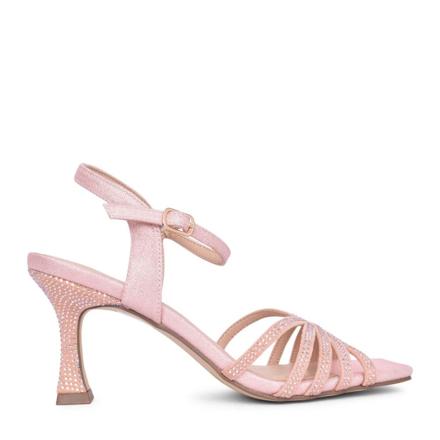 Ladies MENBUR | Ladies 23869 Sagittarius Dress Sandal In Peach