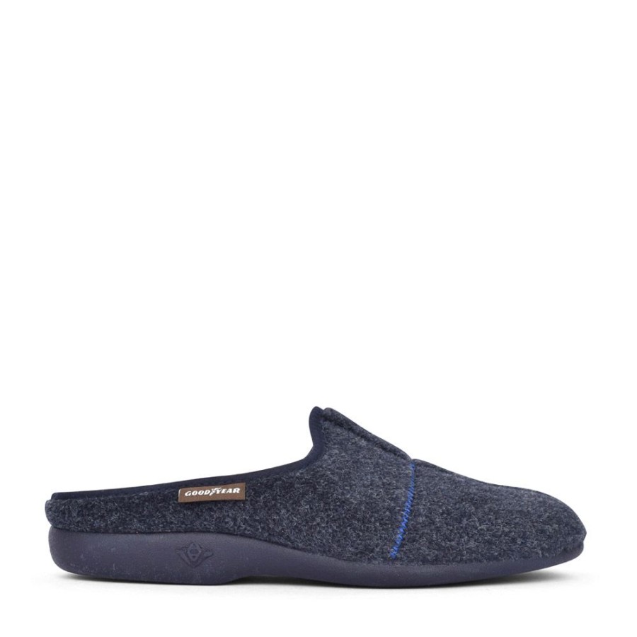 Mens GOODYEAR | Mens Fiasco Kmg008 Mule Slipper In Navy