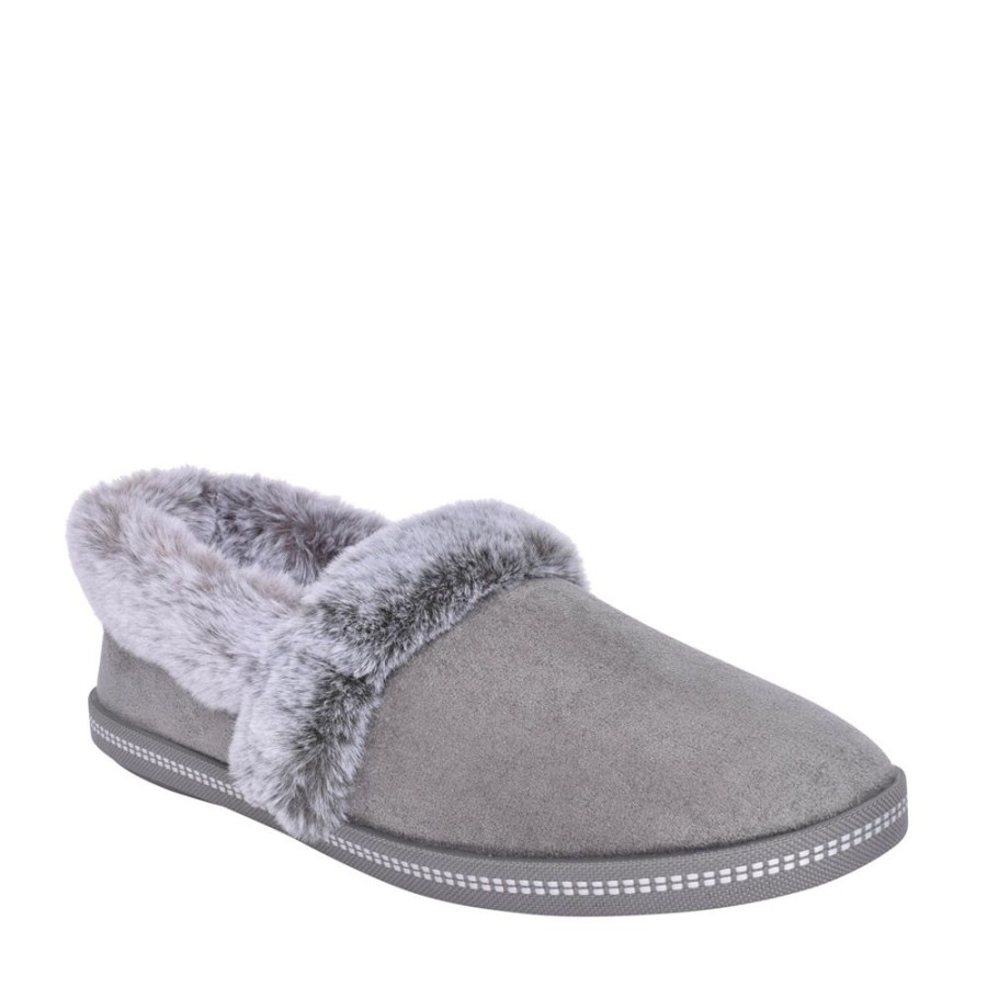 Ladies SKECHERS | Ladies 32777 Cozy Campfire Slipper In Grey