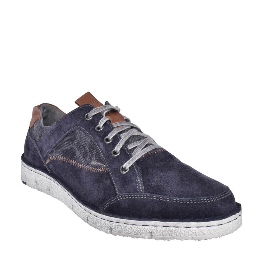 Mens JOSEF SEIBEL | Men'S Ruben 23 Laced Shoe In Navy