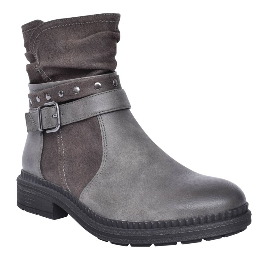 Ladies JANA | Ladies 8-25475 Ankle Boot In Dark Grey