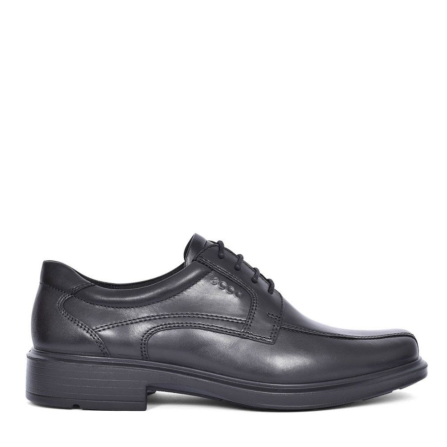 Mens ECCO | Helsinki 50104 Laced Shoe For Men In Blk Leather