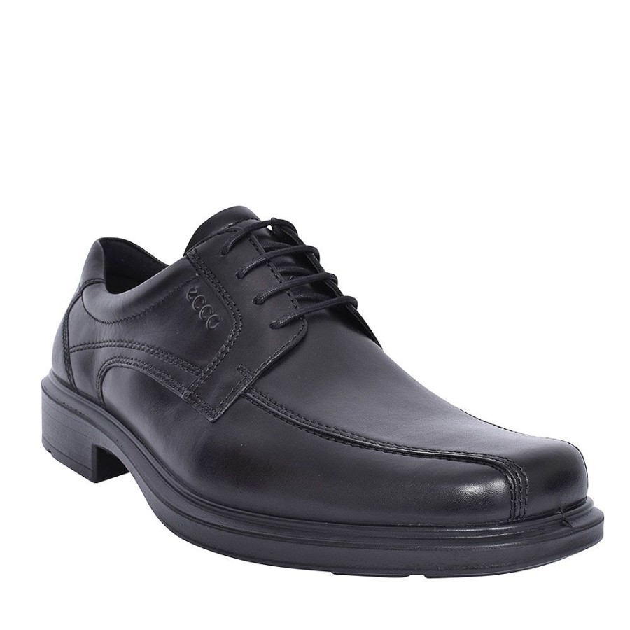 Mens ECCO | Helsinki 50104 Laced Shoe For Men In Blk Leather