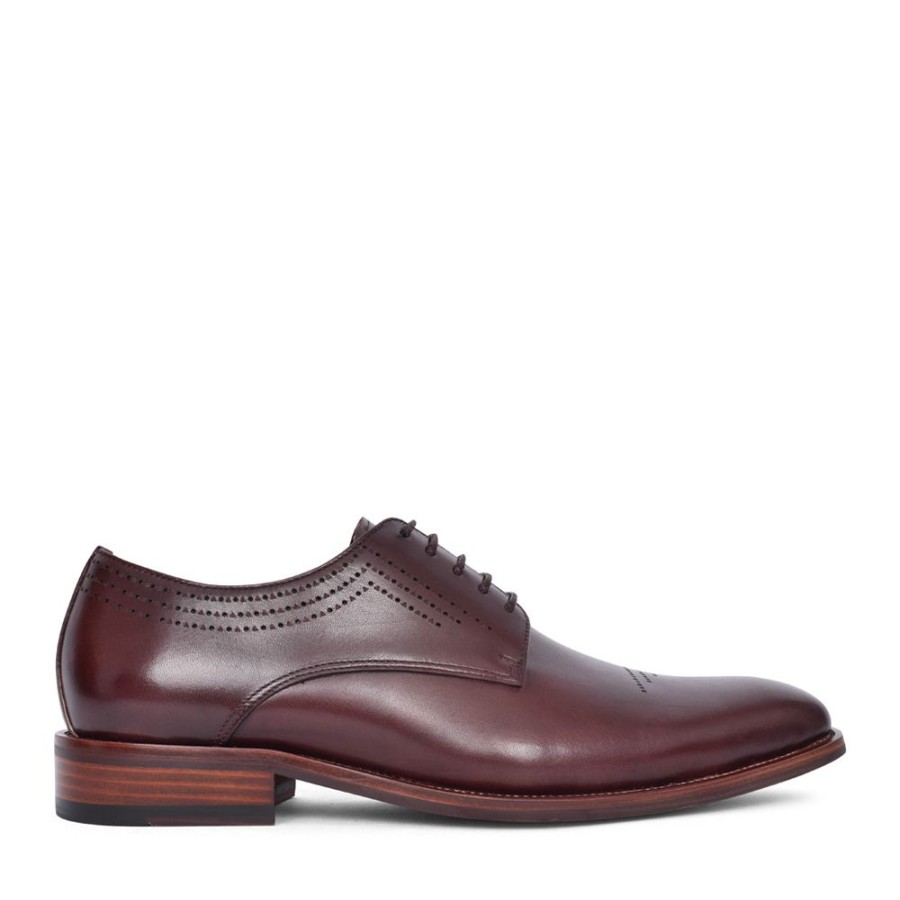 Mens ESCAPE | Mens Secret Oath Laced Shoe In Burgandy