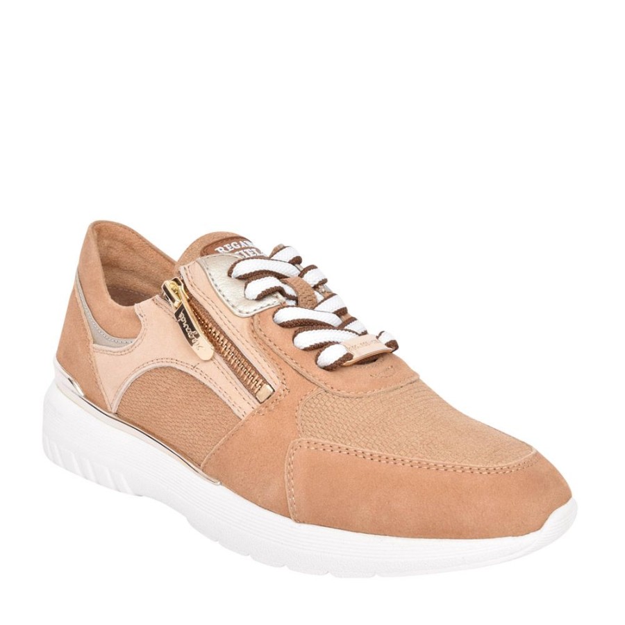 Ladies REGARDE LE CIEL | Ladies Kayla-08 Trainer In Sand