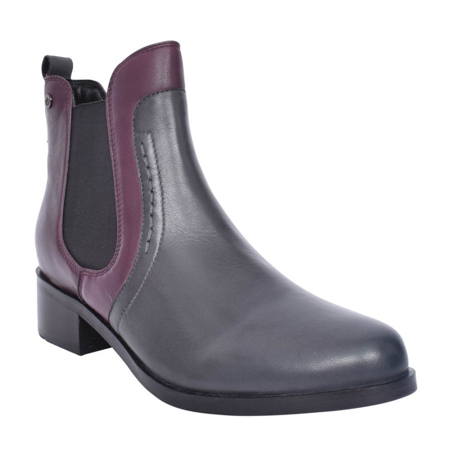 Ladies LOTUS | Ladies Murphy Ulb343 Chelsea Boot In Grey