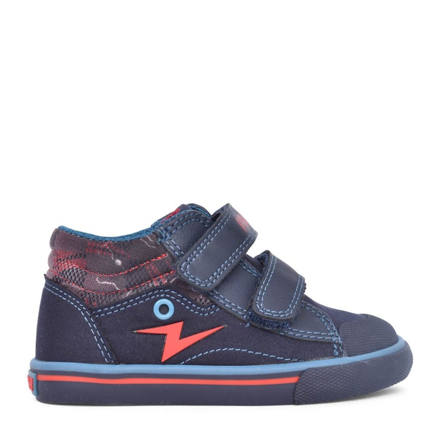 Boys PABLOSKY | Boys 970020 Double Velcro Boot In Navy