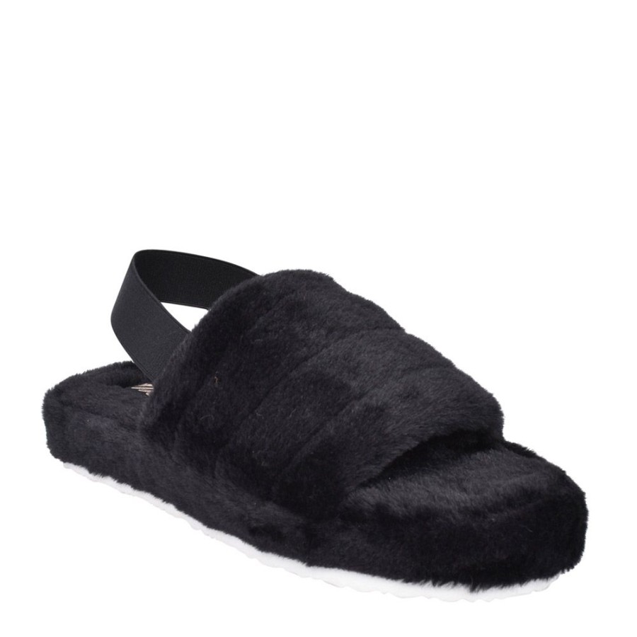 Ladies ELLA | Ladies Darcy Open Toe Slipper In Black