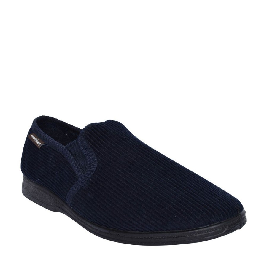 Mens GOODYEAR | Mens Humber Kmg100 Memory Foam Slipper In Navy