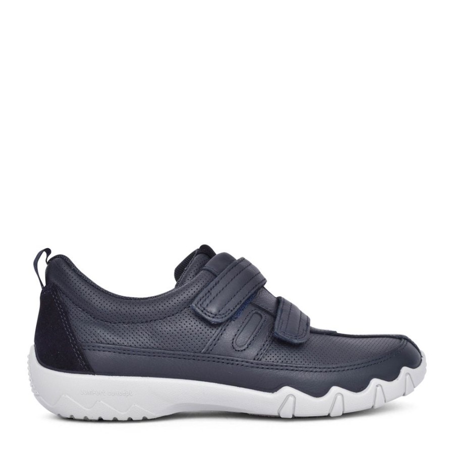 Ladies HOTTER | Ladies Luisa Standard Fit Velcro Trainer In Navy