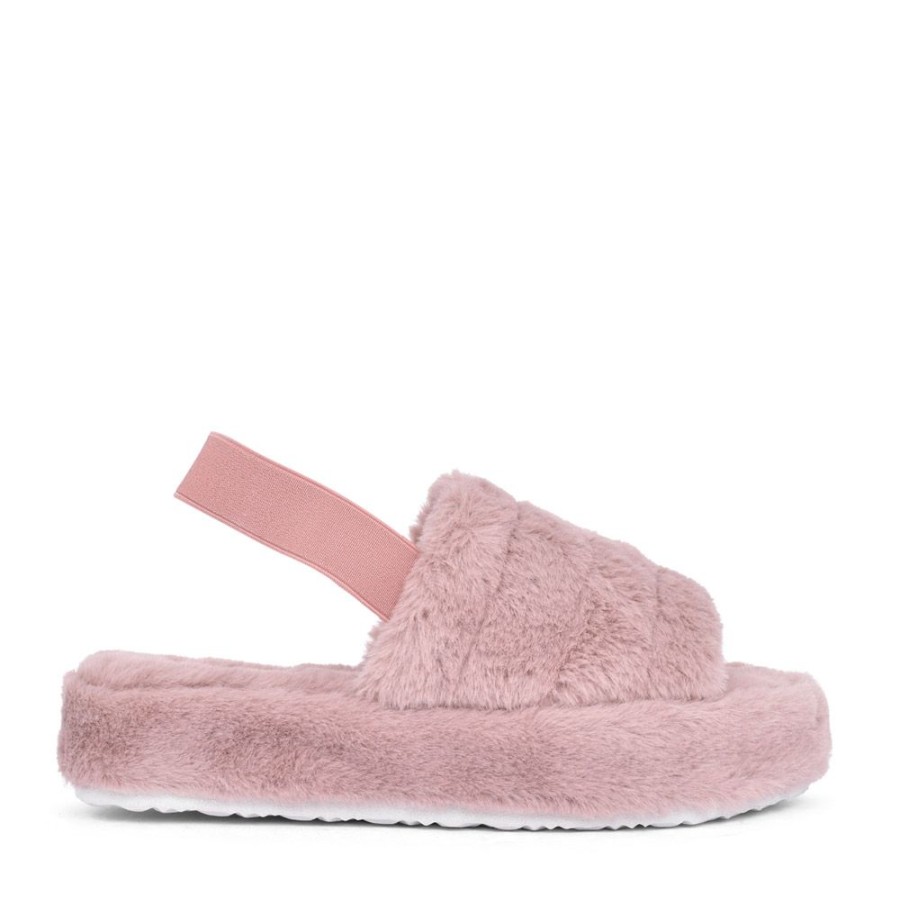 Ladies ELLA | Ladies Darcy Open Toe Slipper In Pink