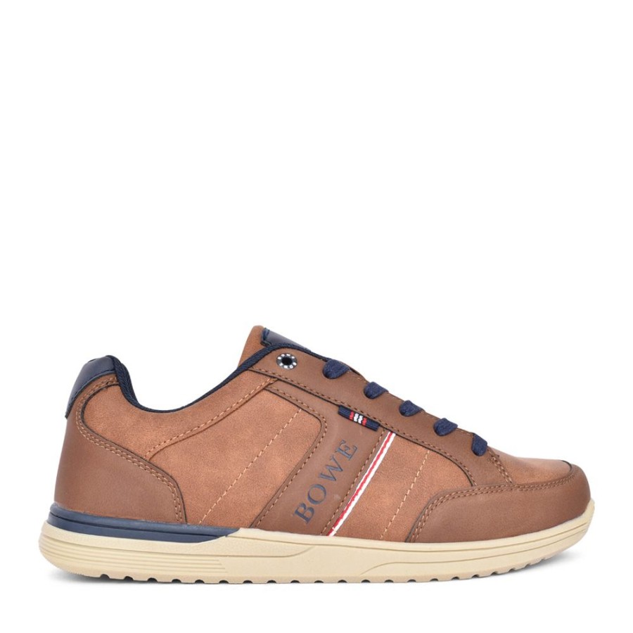 Mens BOWE CONCEPT | Mens Fifteen Laced Trainer In Tobacco