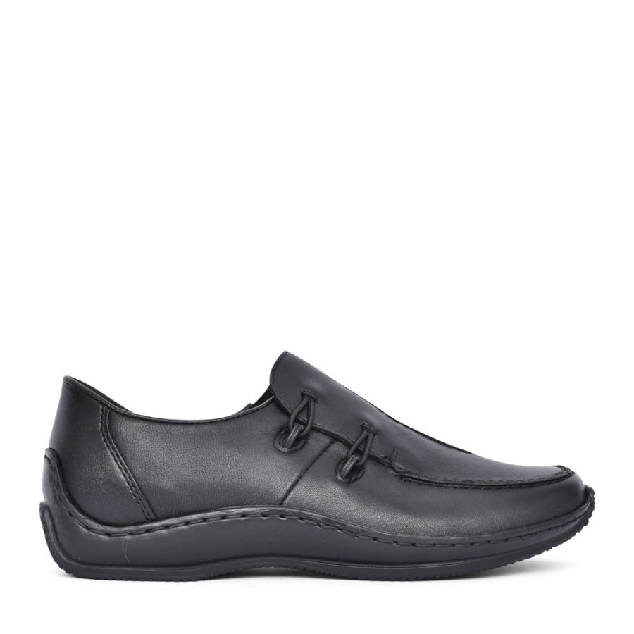 Ladies RIEKER | Ladies L1751 Slip-On Shoe In Black