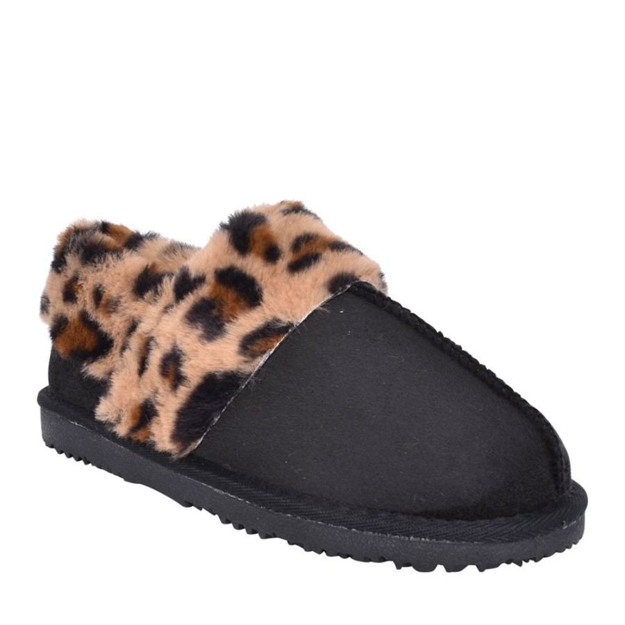 Ladies ELLA | Rosie Bootee Slipper In Black