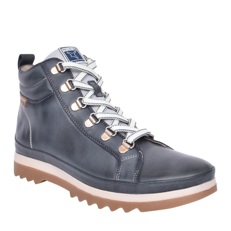 Ladies PIKOLINOS | Ladies Vigo Laced Ankle Boot In Blue