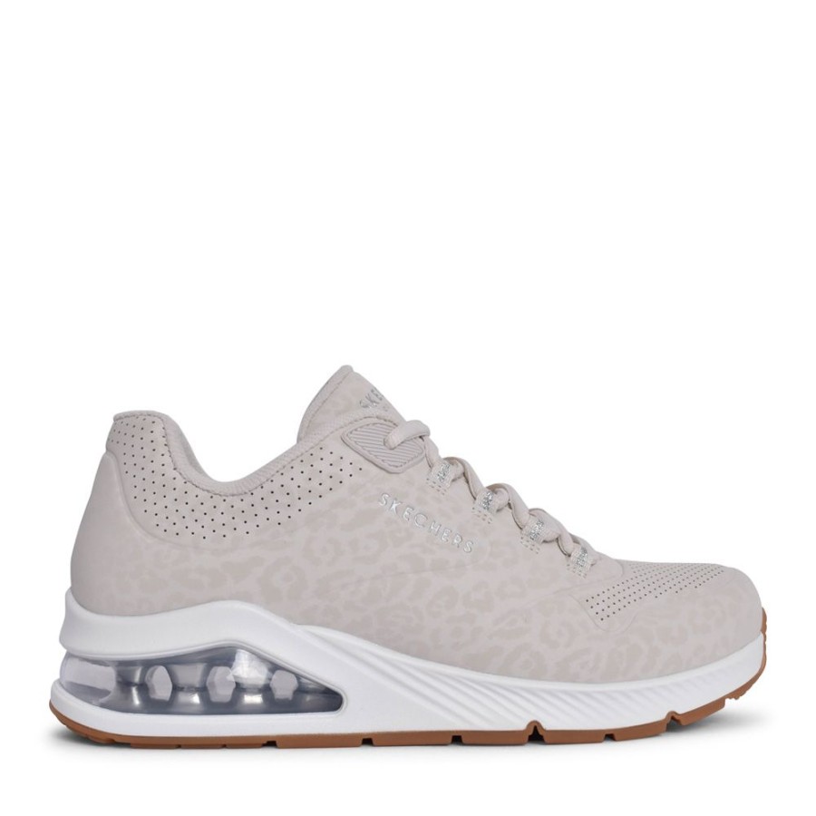 Ladies SKECHERS | Ladies 155642 Uno 2 Trainer In Off White