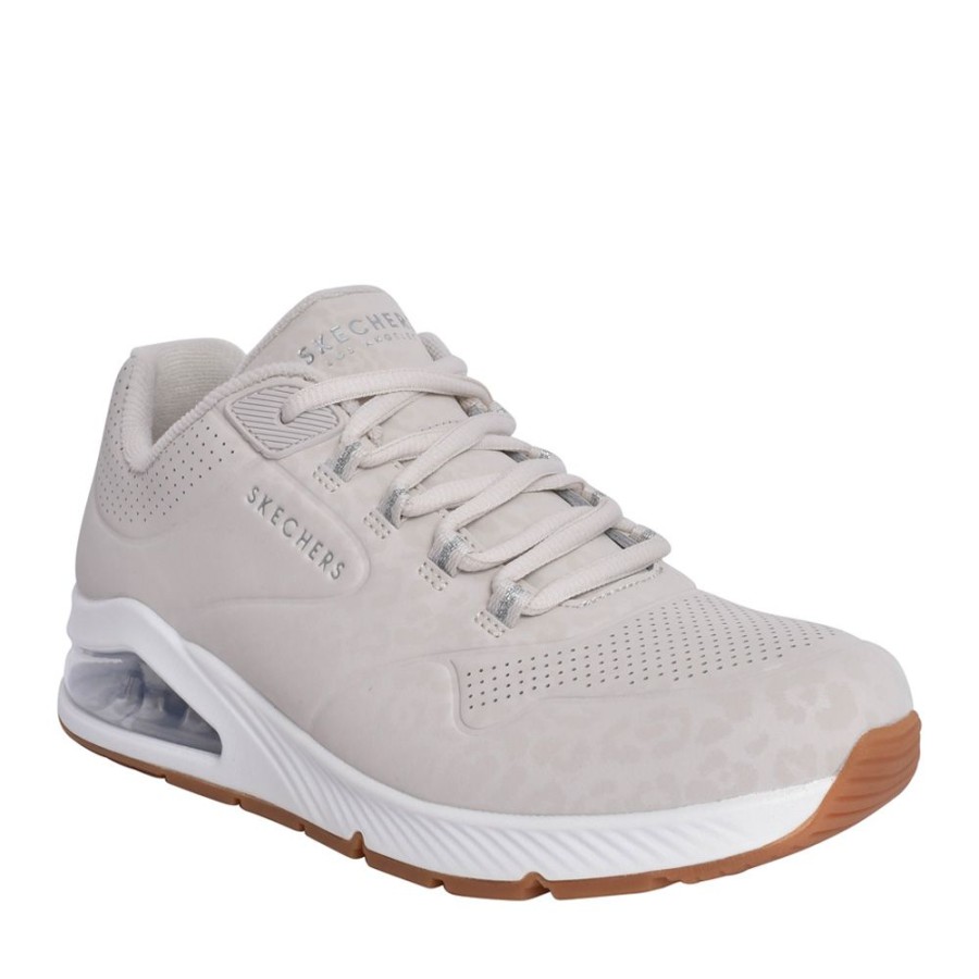 Ladies SKECHERS | Ladies 155642 Uno 2 Trainer In Off White