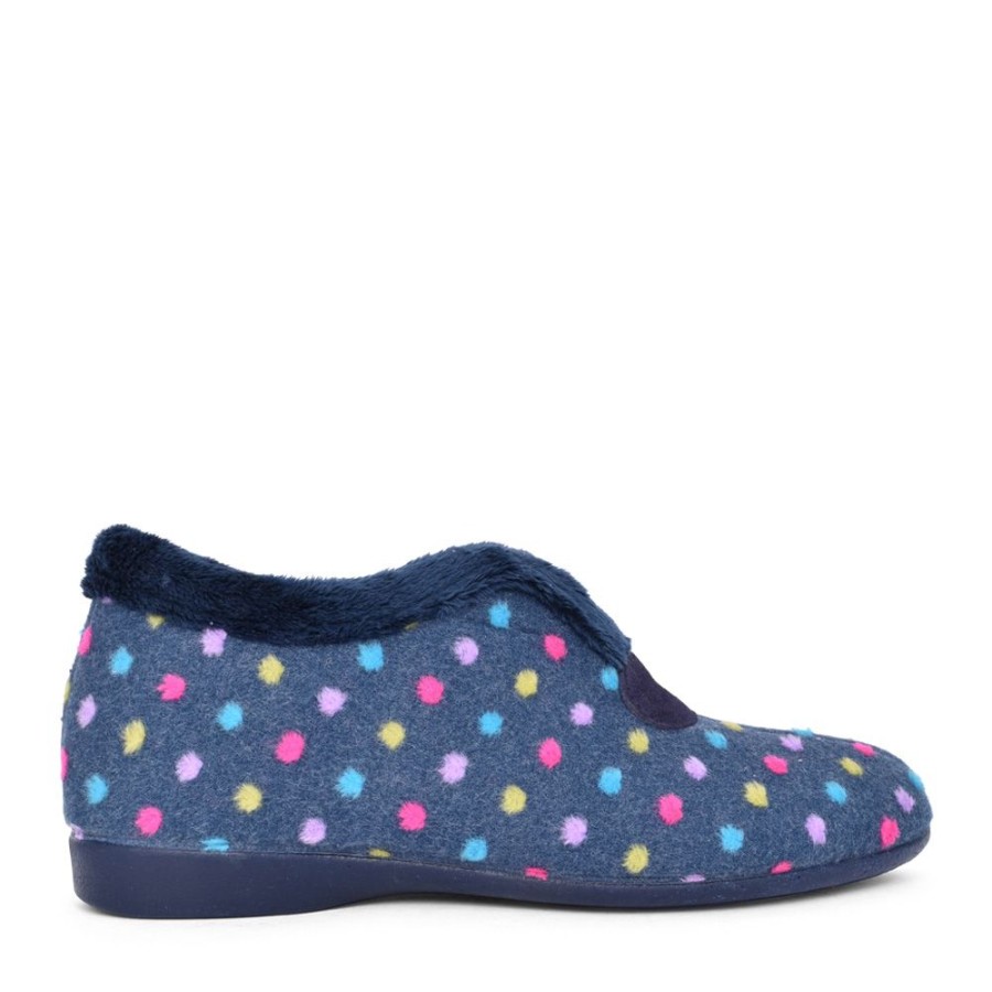 Ladies LUNAR | Ladies Tennessee Klz065 Slipper In Blue