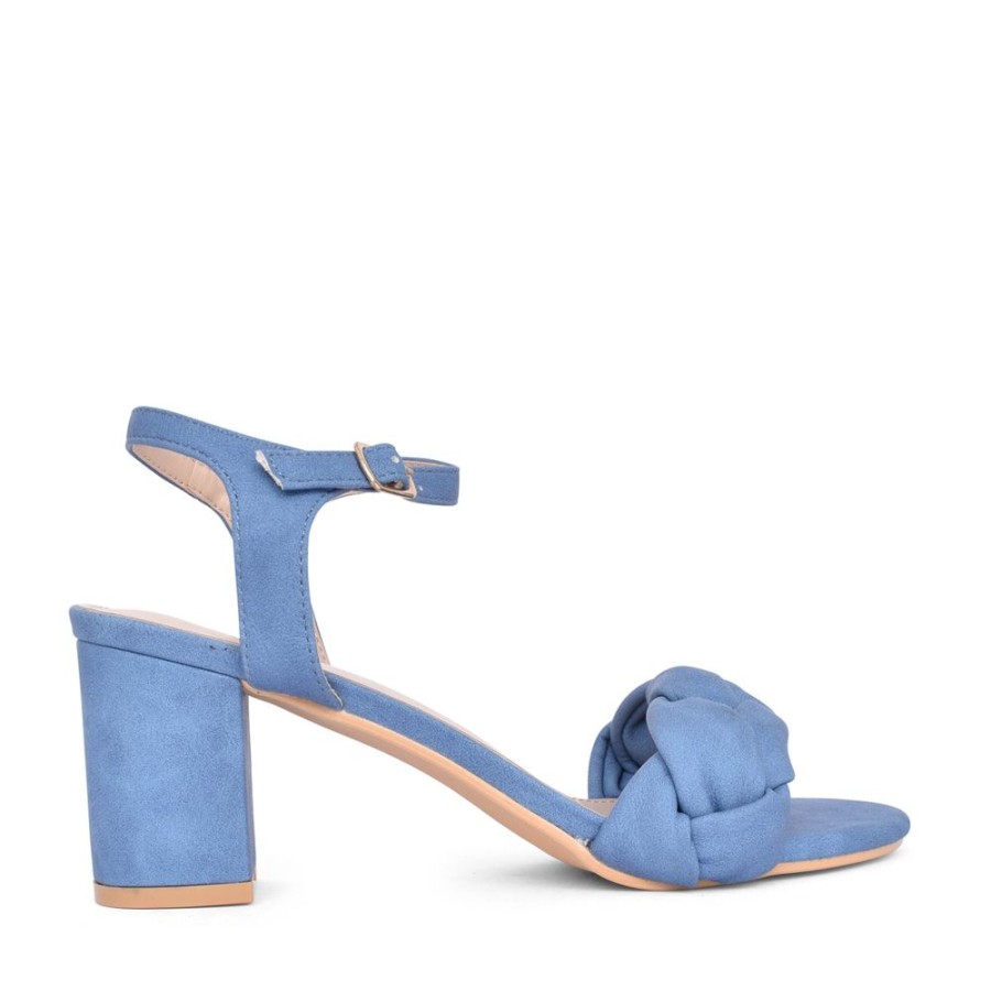 Ladies SORENTO | Ladies Tankards Heeled Sandal In Blue